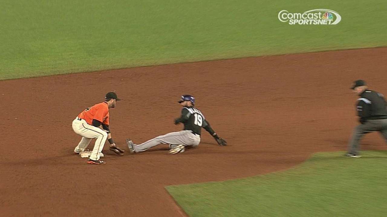 Successful challenge gets Giants out of ninth