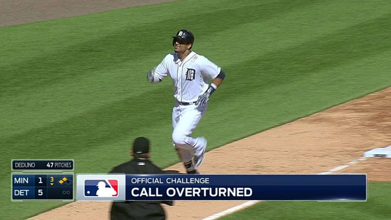 V-Mart awarded home run after review by umps