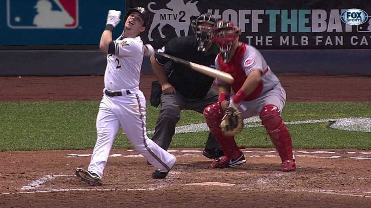 Gennett starring in leading role for Brewers