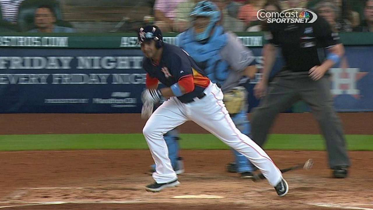 Peacock, Astros se quedaron cortos contra los Rays