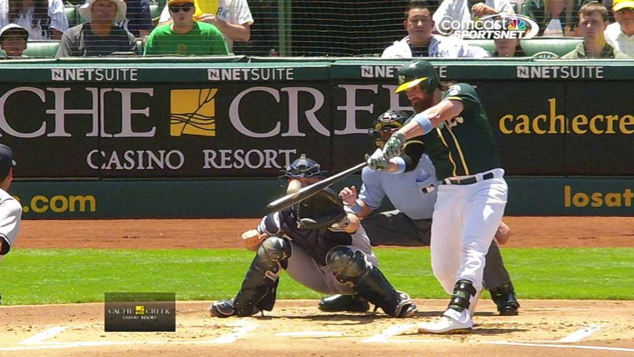 Potente ataque le dio la serie a Atléticos vs. Yankees