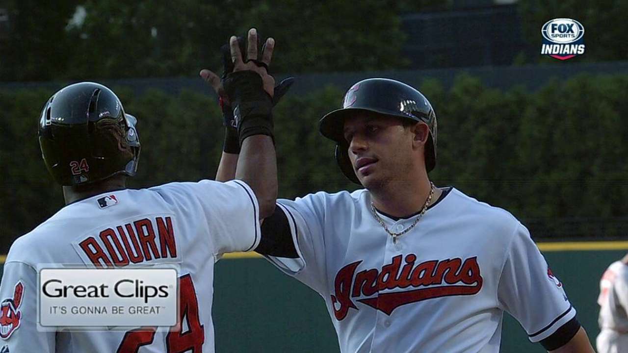 Reviewed homer stands for Asdrubal, Indians