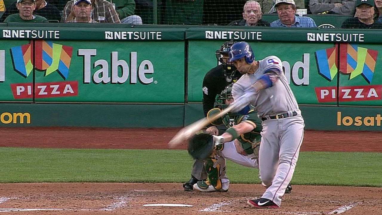 Murphy lideró paliza de Rangers sobre Atléticos