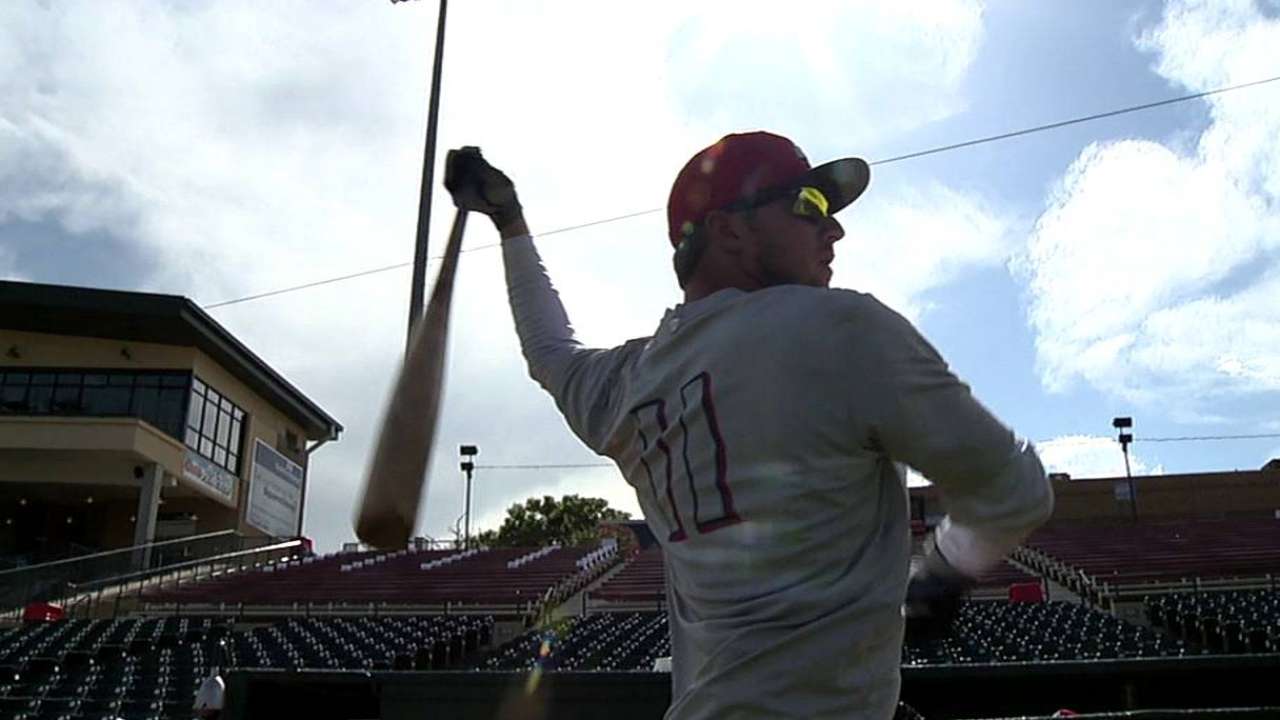 Parker ends whirlwind day in The Show