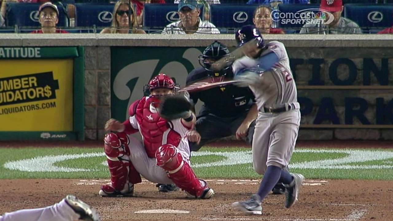 Rally de Astros no fue suficiente contra Nacionales
