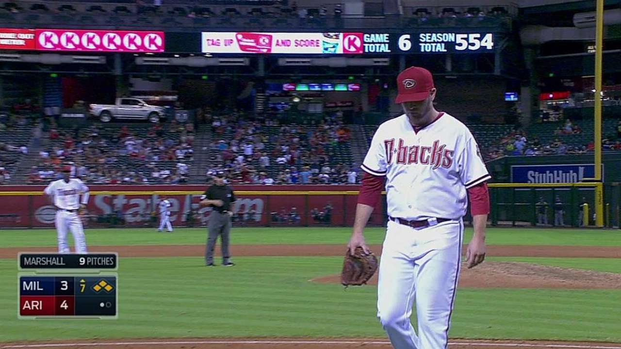 History comes into play as Crew, D-backs swap HBPs