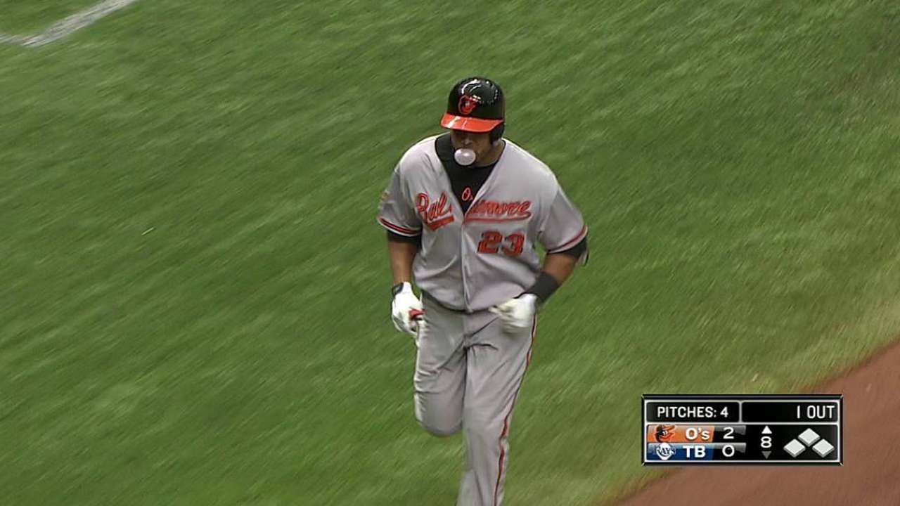 Orioles blanquearon a Rays para llevarse la serie