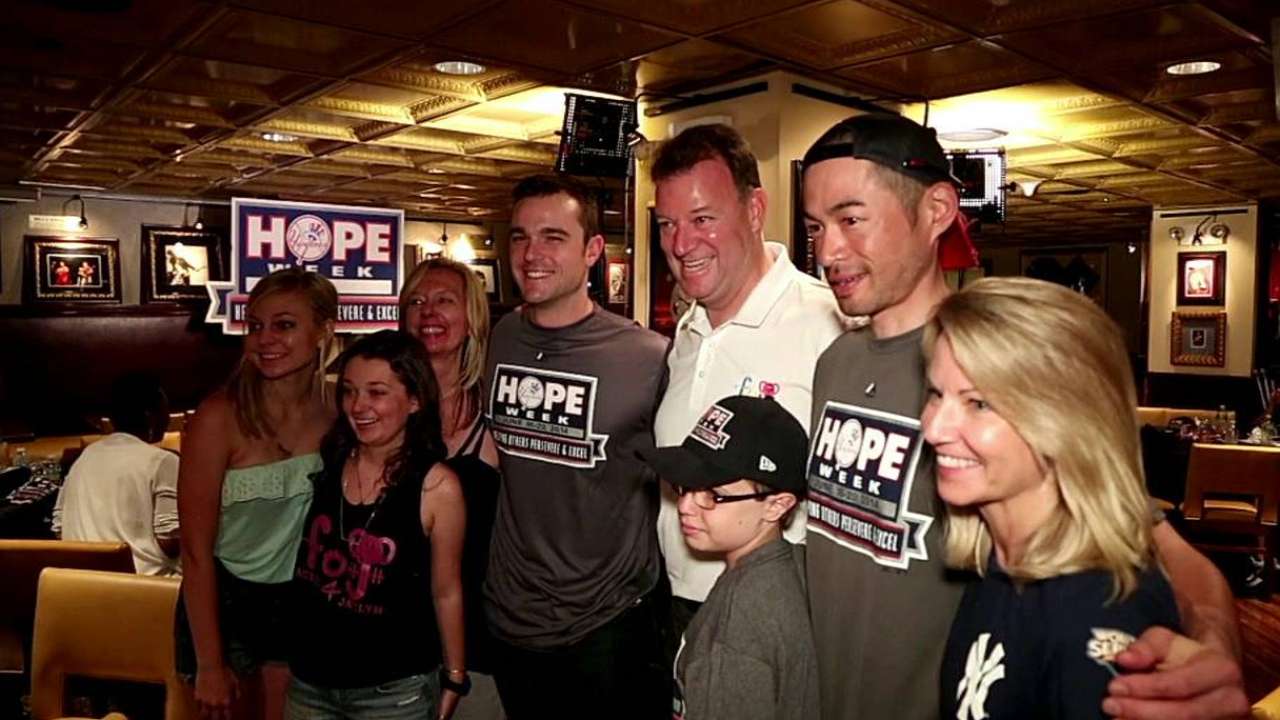 Special trio of kids get day to remember for HOPE Week