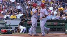 Simon NL's first 10-game winner as Reds rout Bucs
