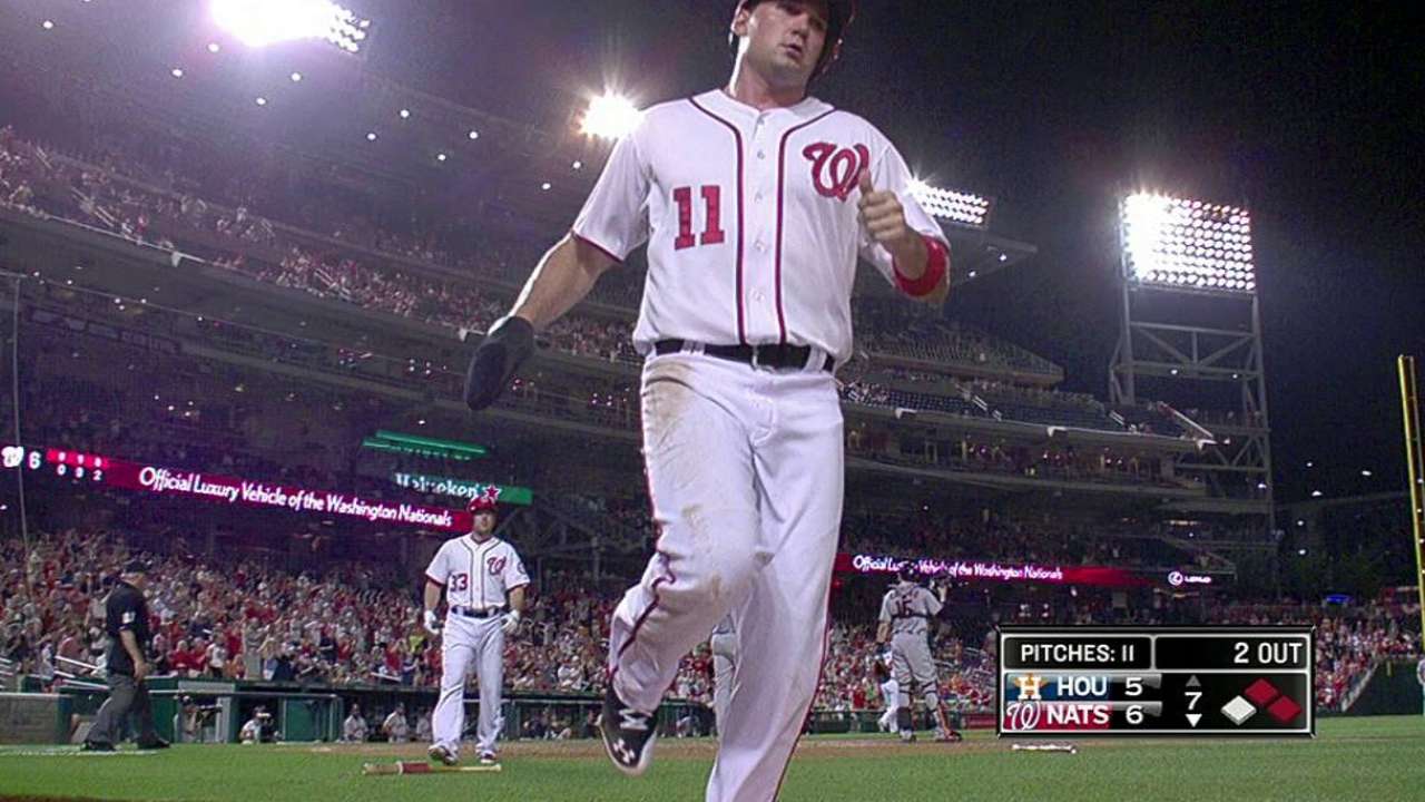 Nacionales despiertan en la 7ma y vencen a Astros
