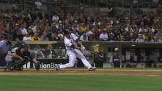 Medica's clutch hit lifts Padres on tribute night