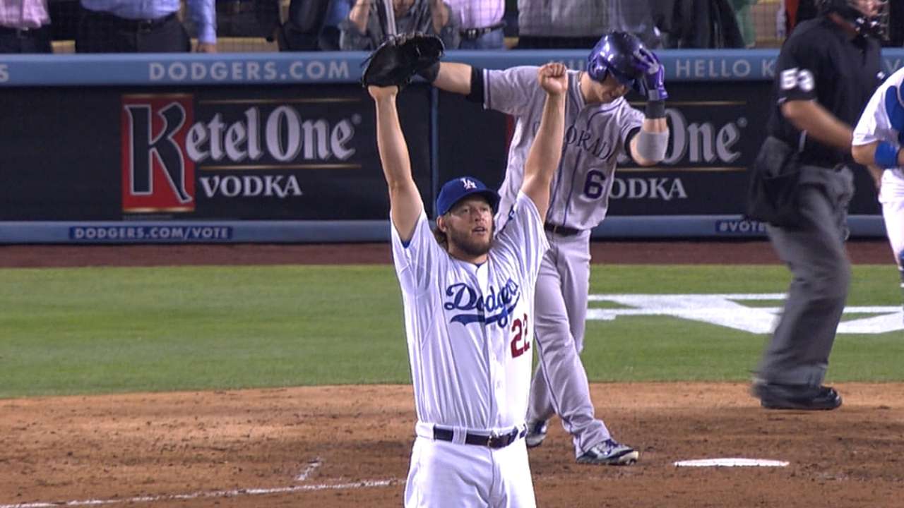 Kershaw ponchó a 15 y lanzó su primer no-hitter
