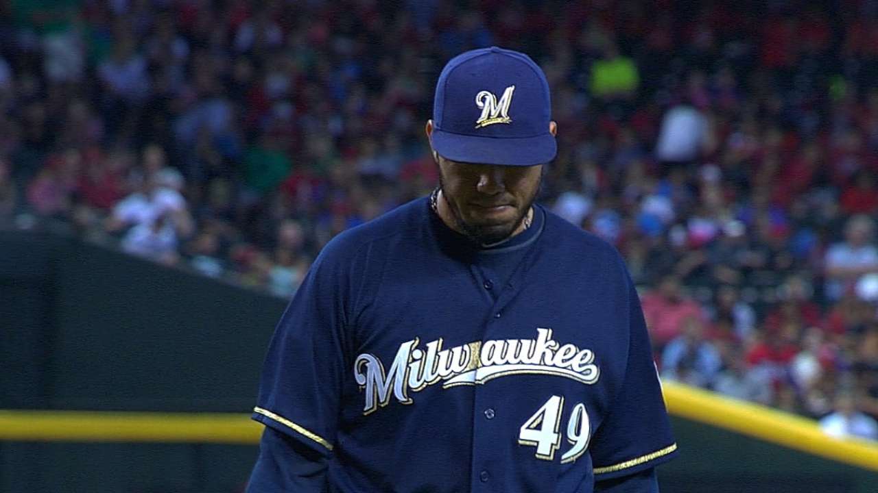 Buena labor de Gallardo guió triunfo de Milwaukee
