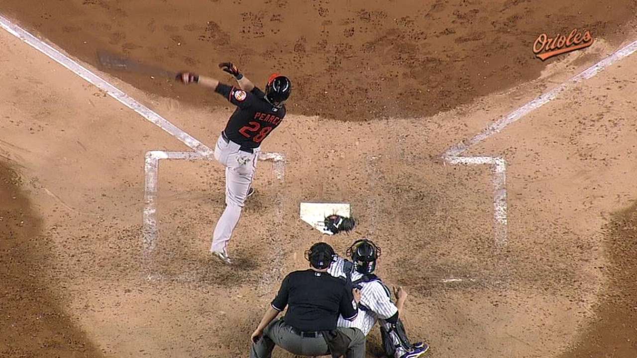 Showalter sticks with Pearce, who stays hot