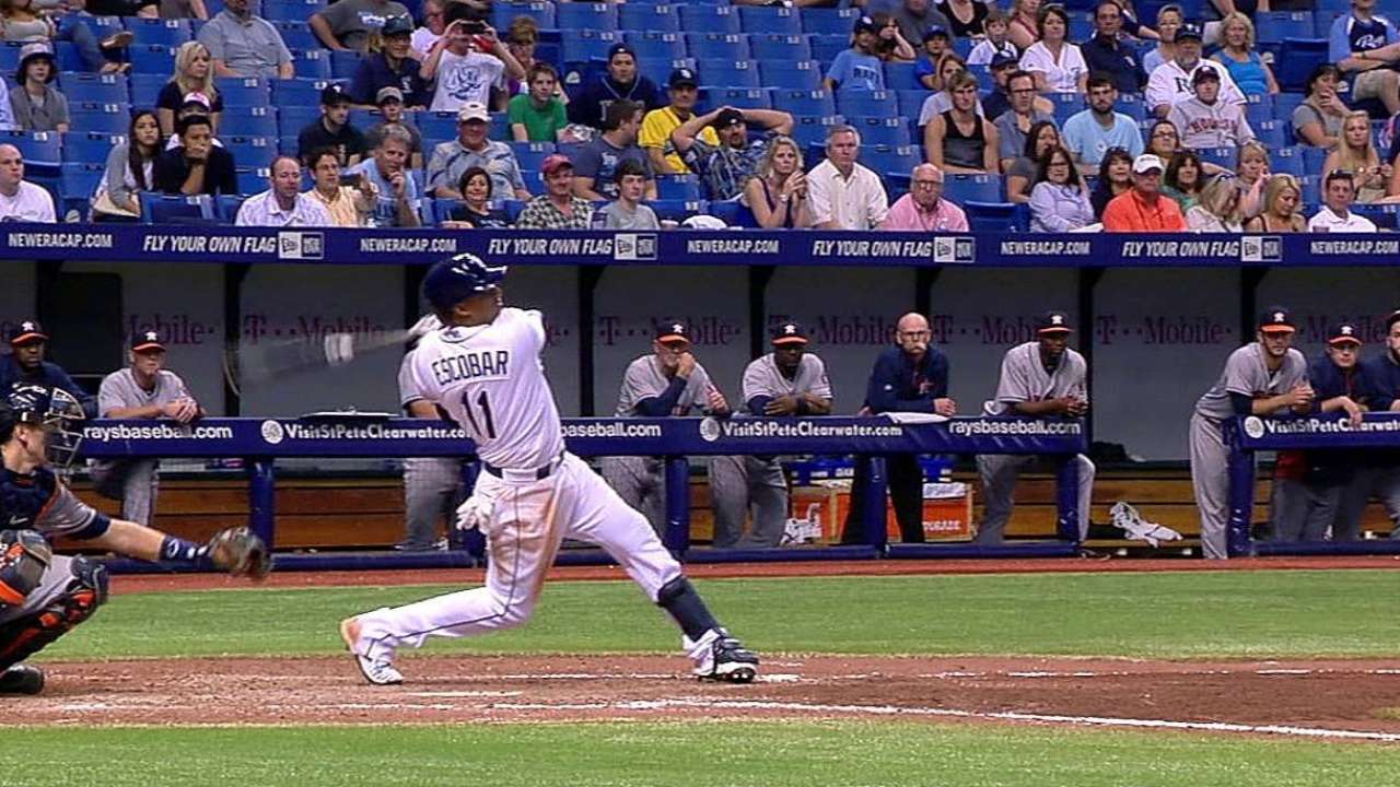 Ofensiva de Rays fue dominada por Cosart, Astros