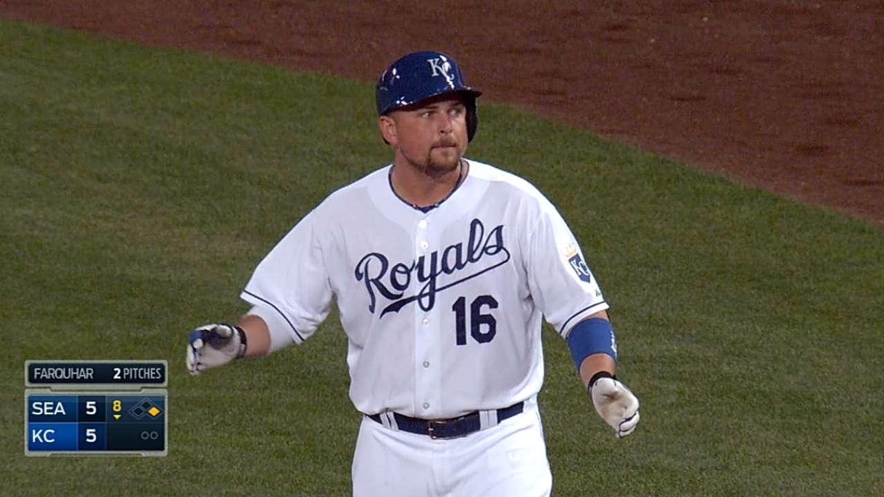 Yost rolls the dice by pinch-running for Butler