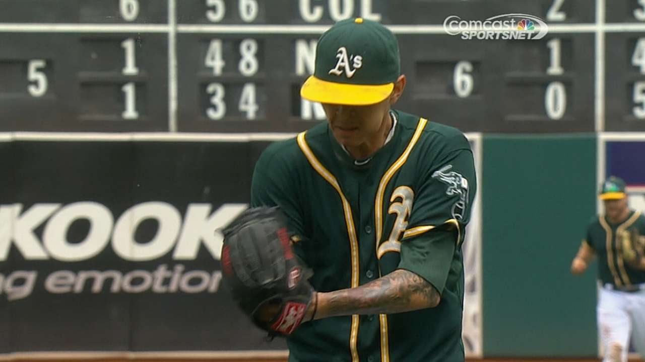 Chavez takes no-no into sixth in shutout start
