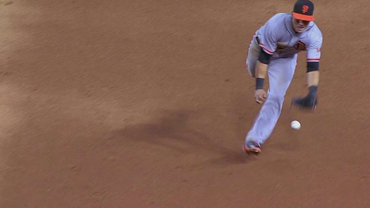 Panik shows poise in first Major League start