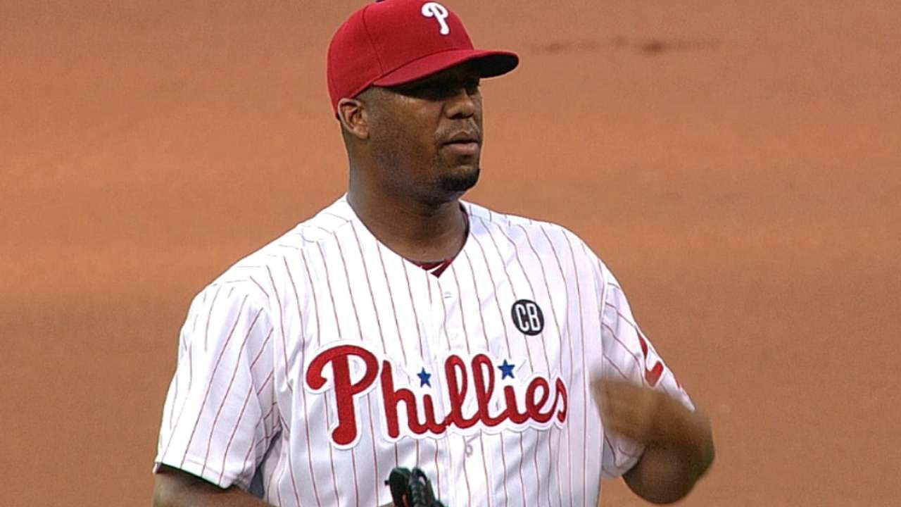 Phils can't get off hook in opener against Fish