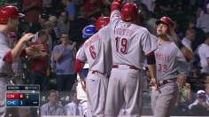 Mesoraco's slam in ninth seals win over Cubs