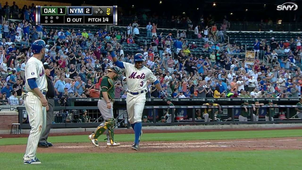 Colón lanzó joya y Mets apalearon con HR a Oakland
