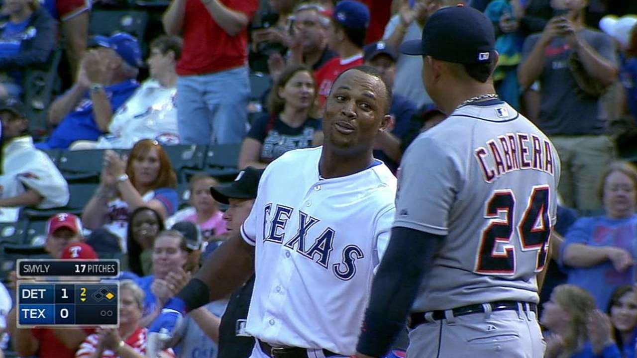 Beltre raps 2,500th career hit