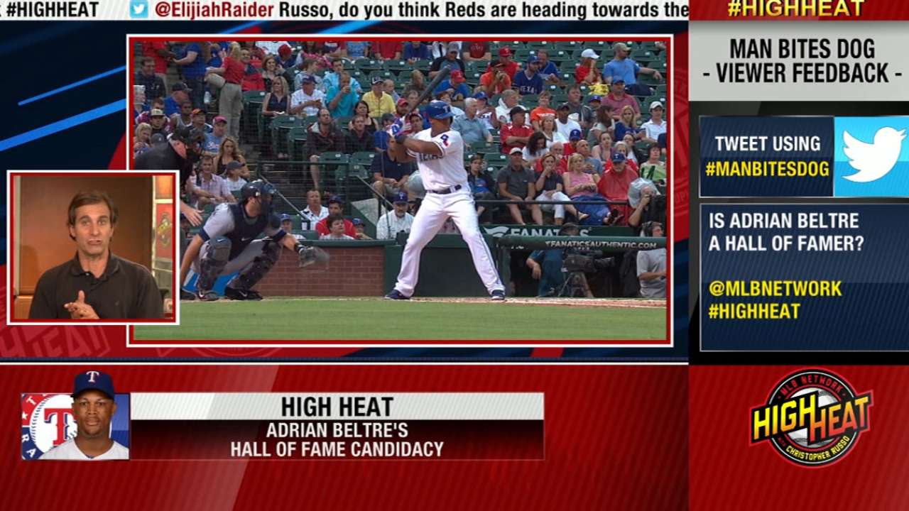 Beltre's numbers could be enough for Cooperstown