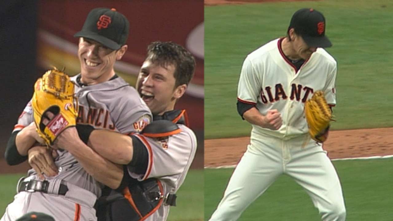 Cain reflects 10 years after Lincecum's debut