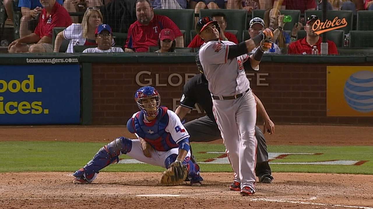 Cruz making ASG case as he powers O's lineup