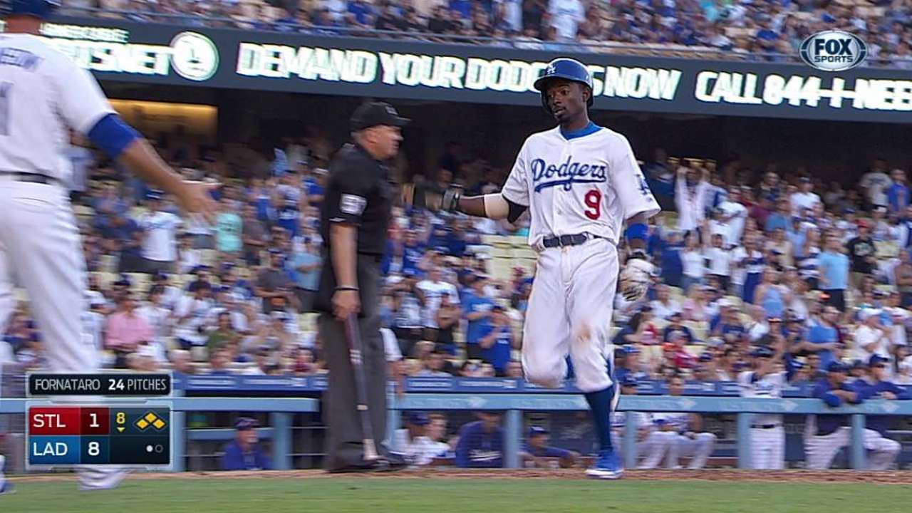 Ofensiva de Dodgers respaldó a Greinke vs. San Luis