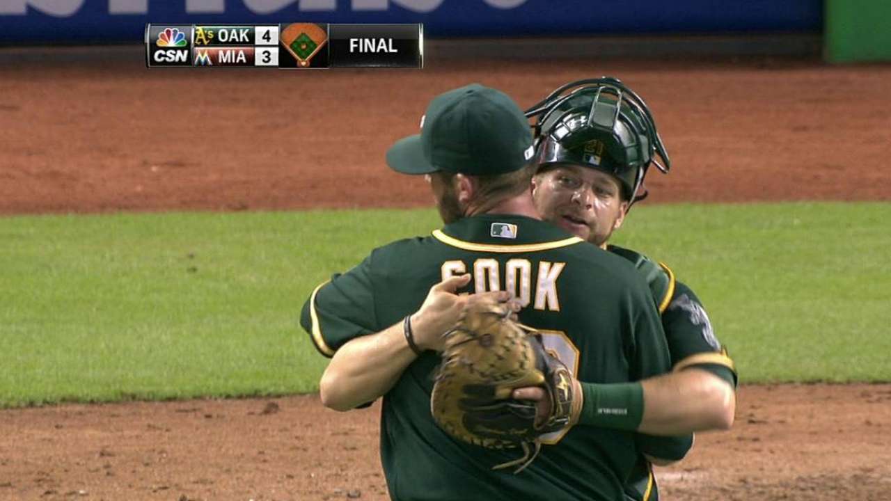 Cook grows more comfortable with changeup
