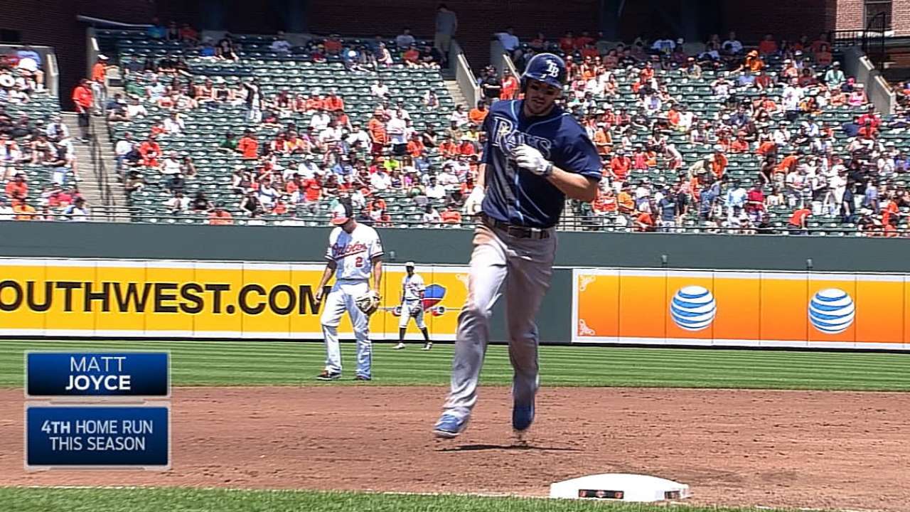 Joyce enters Rays' record book with five-hit game
