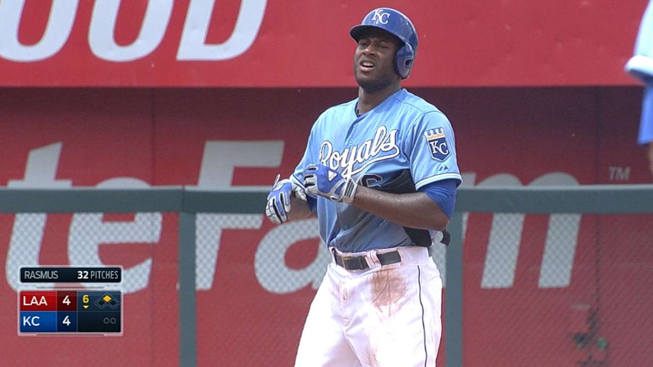 Cain leading by example atop Royals' lineup