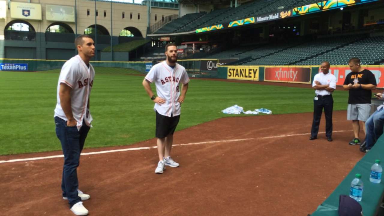 Keuchel, Springer participate in 2014 PLAY Campaign