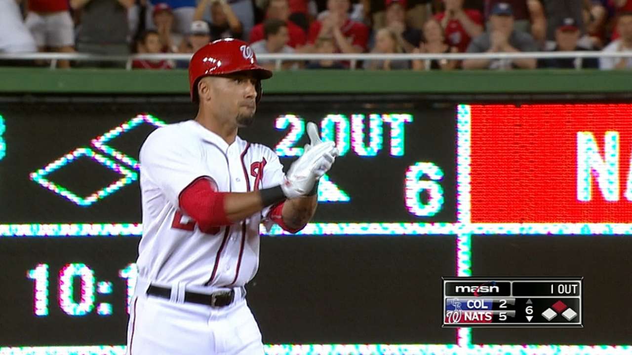 Nacionales superan a Rockies en regreso de Harper