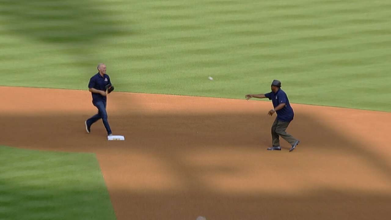 1984 Champs first pitch