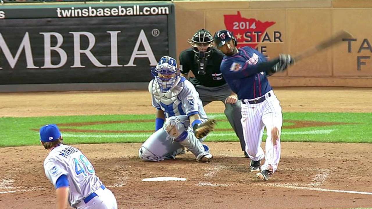 Minnesota apalea a K.C. pero Mauer sale lesionado