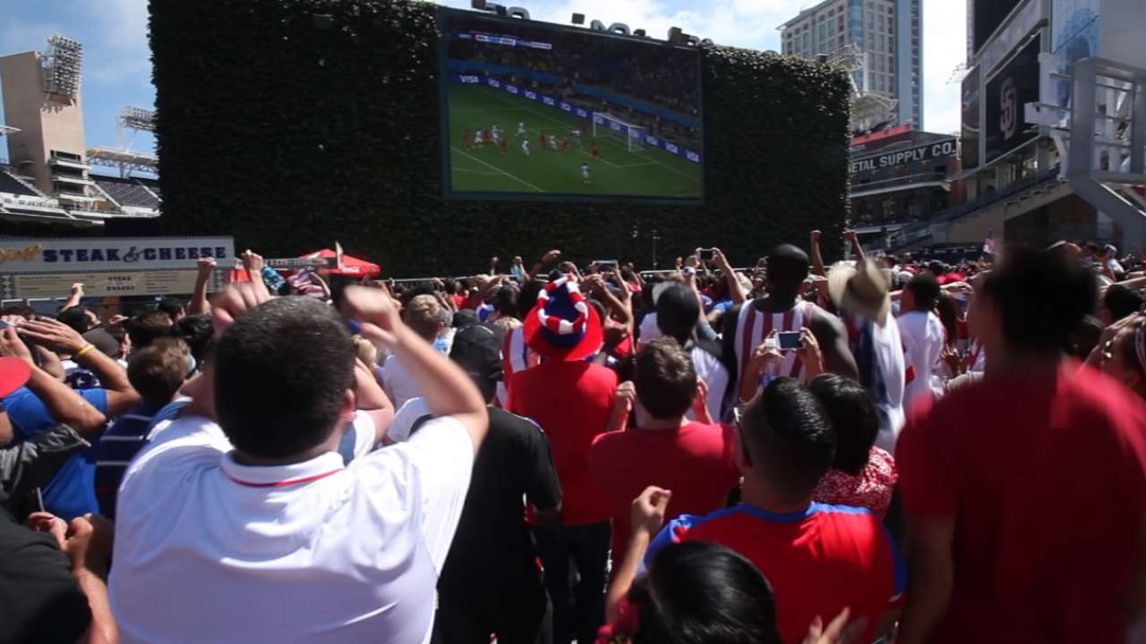 Major Leaguers, fans support U.S. in World Cup