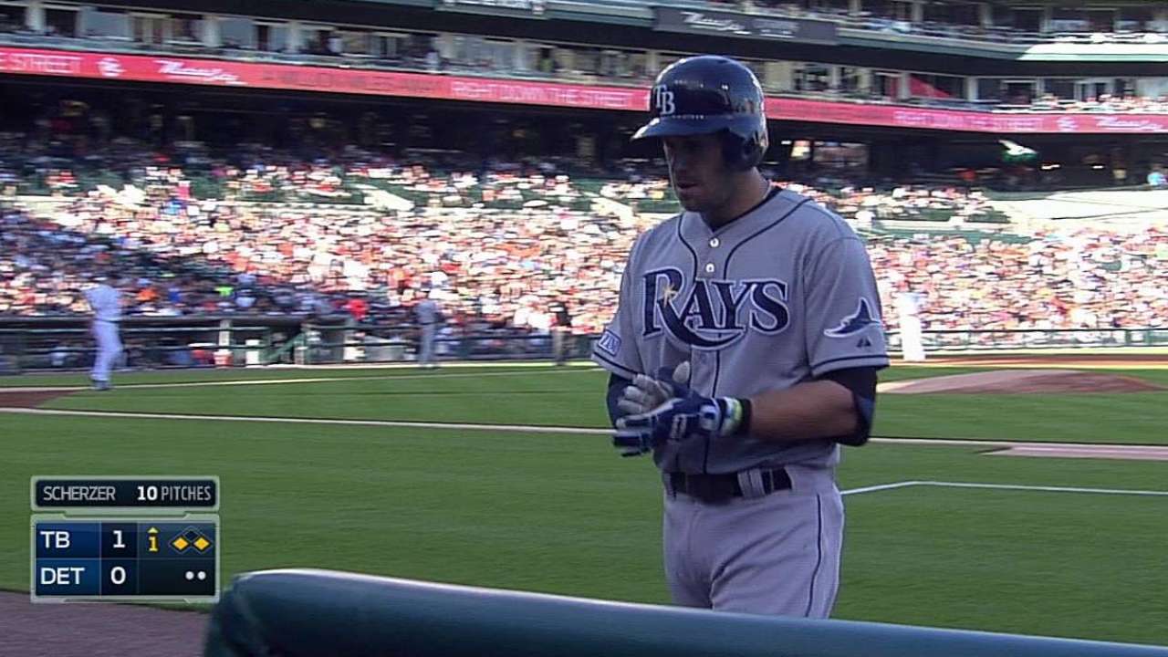 Bedard falló y Rays sufrieron una paliza en Detroit