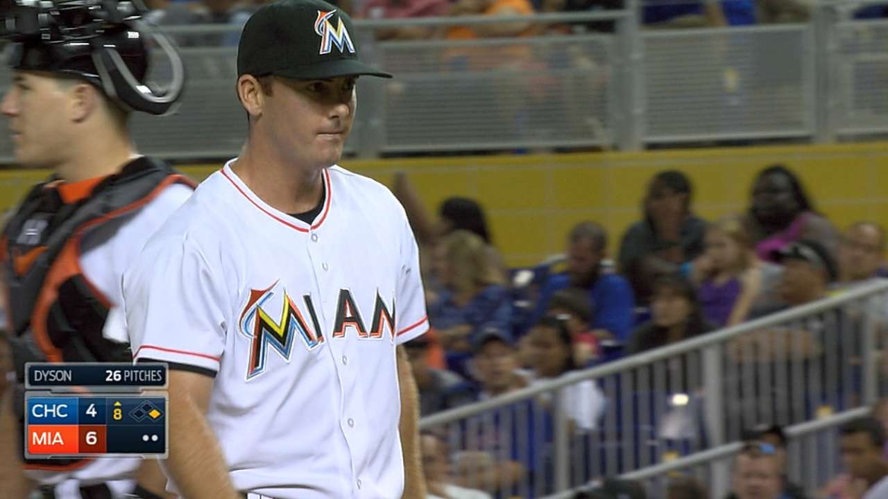 Dyson sent back down after first career win