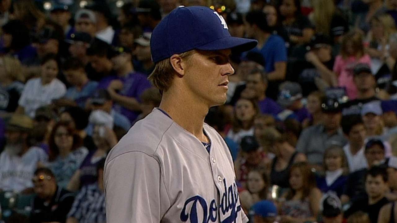 Greinke wins 11th as LA returns to first place