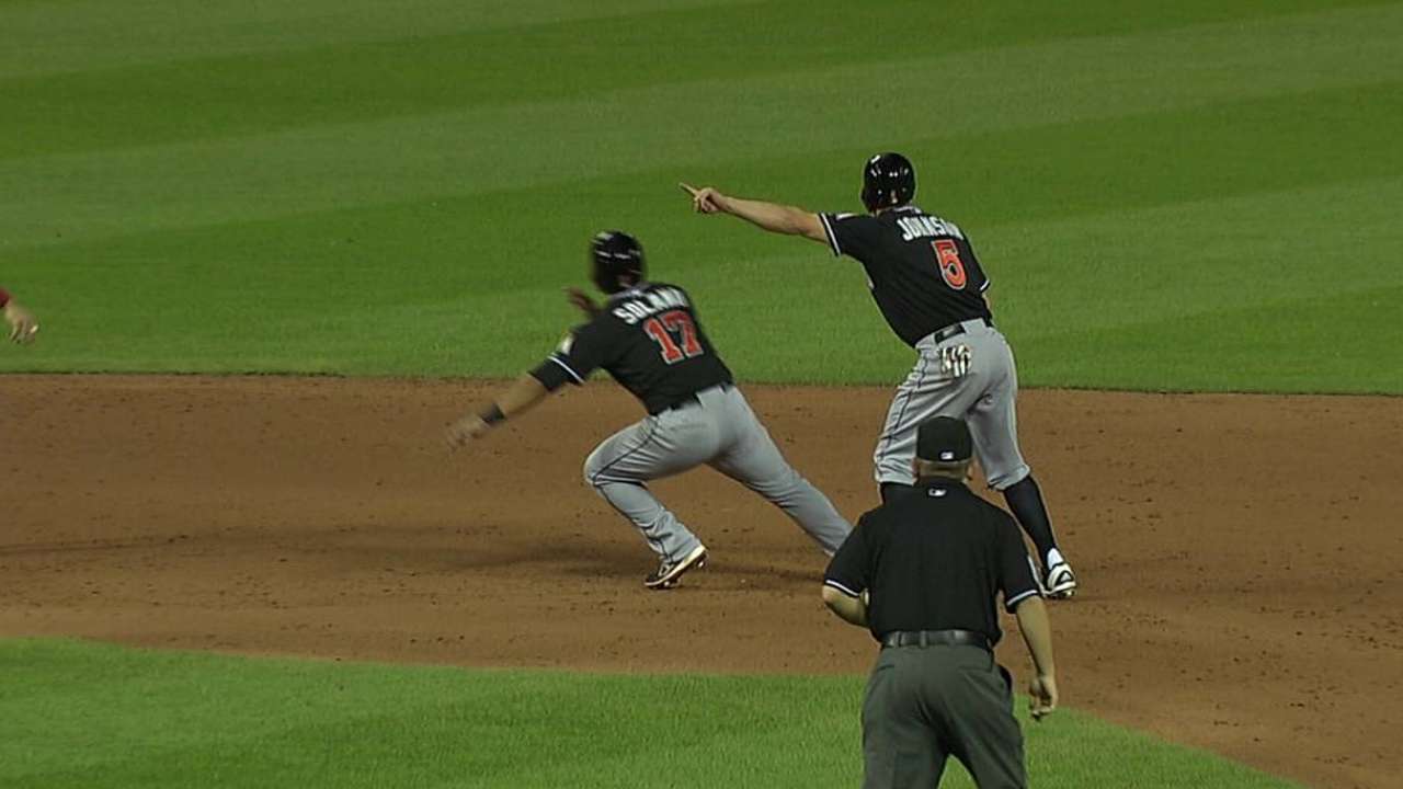 Solano followed protocol by tagging up late in loss