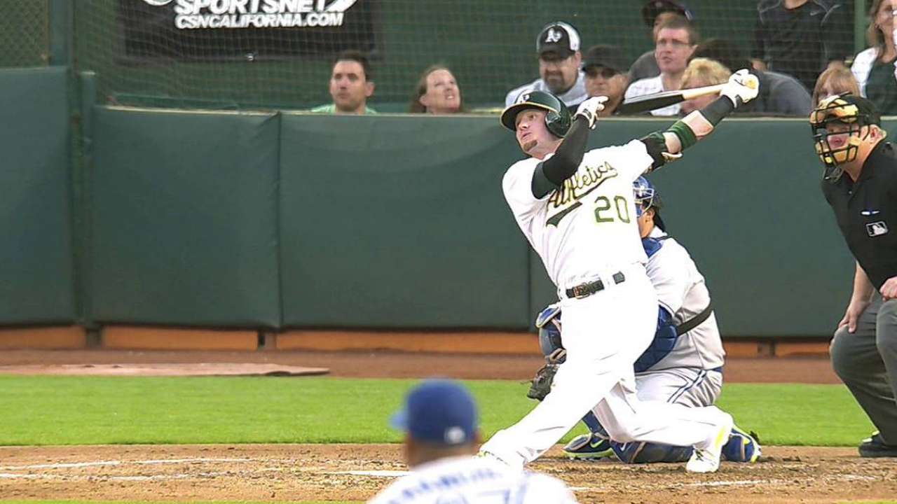 HR de Donaldson fue clave en victoria de Atléticos