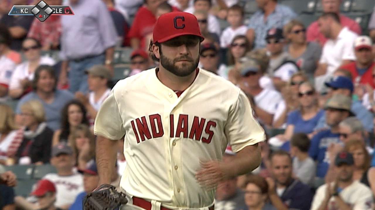 Tribe recalls lefty House, options Adams