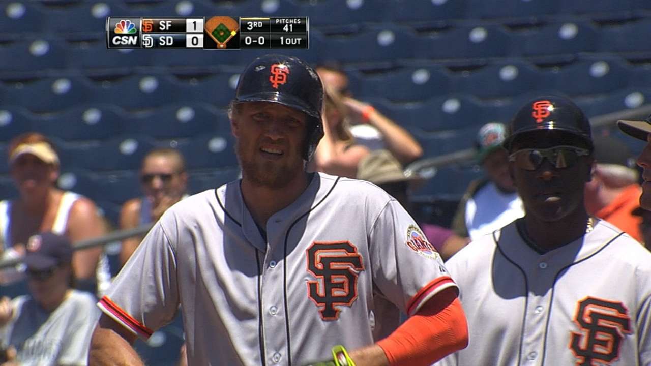After leadoff trial, Pence returns to No. 2 spot