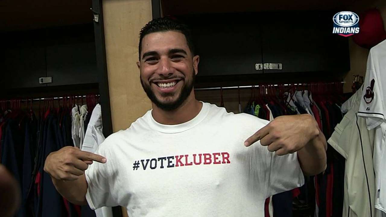 Kluber needs support to join Brantley in All-Star Game