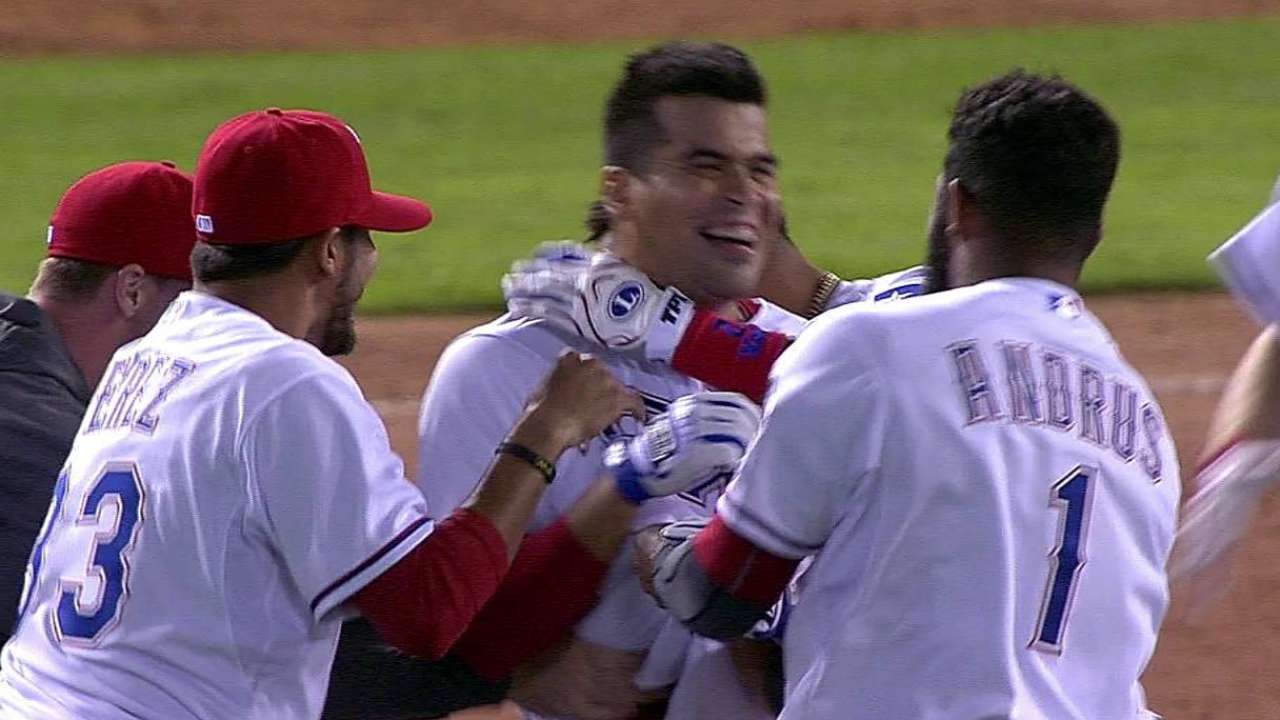 Chirinos sharing catching position with Arencibia