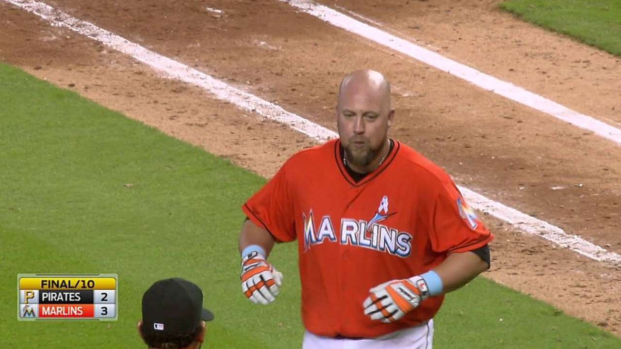 McGehee rewards Stanton walk with walk-off