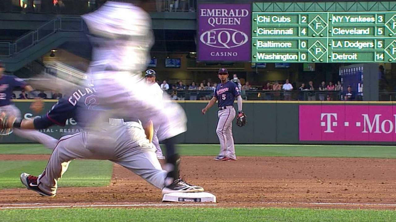 McClendon successfully challenges out call at first