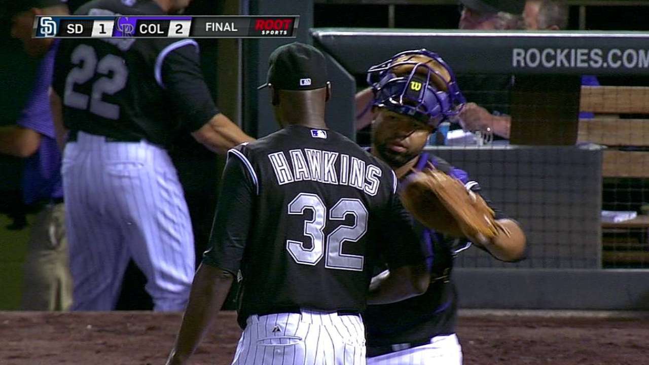 In 20th big league season, Hawkins never better